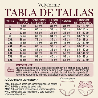 Velyforme® Braguita Moldeadora Talle Alto – Vientre Plano sin Esfuerzo